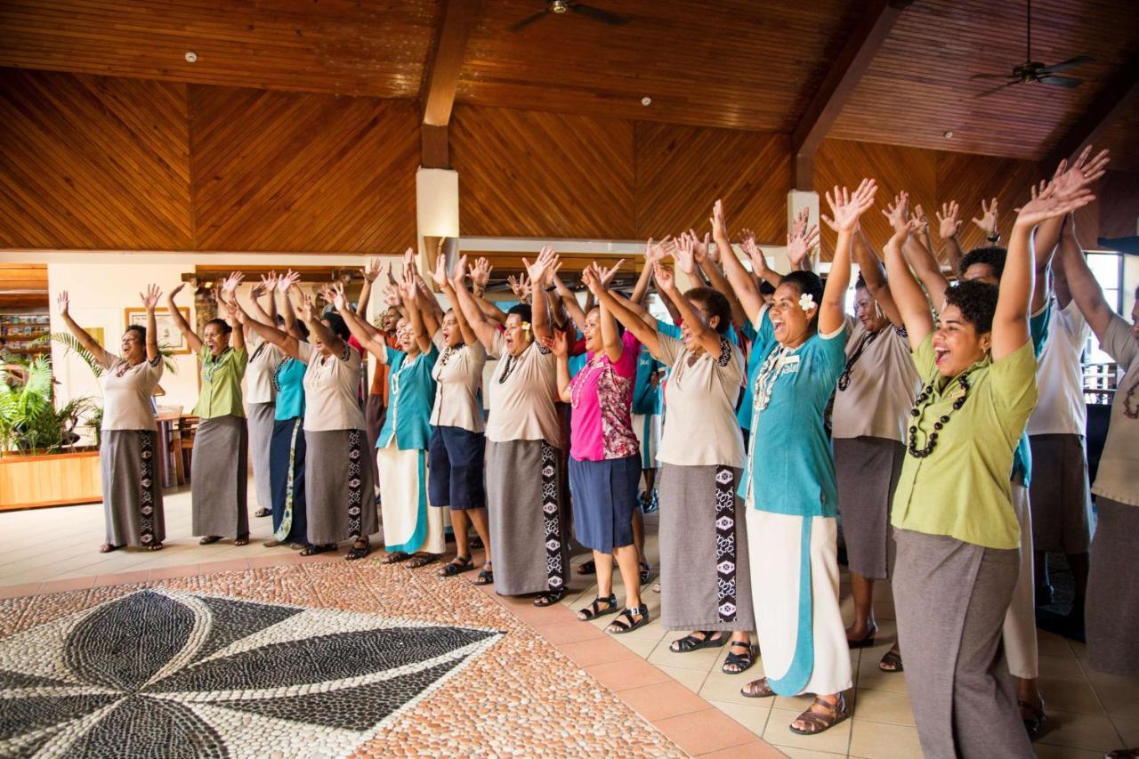 Outrigger Fiji Beach Resort Korotogo Dış mekan fotoğraf A group of women from the Free Wesleyan Church of Tonga